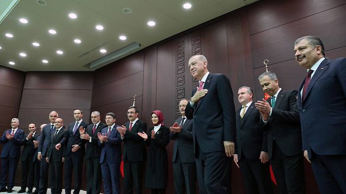 Erdoğan'ın yeni kabinesinde yer alan isimler