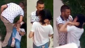 Erzurum'da sokak ortasında bir kadını döven kişi serbest bırakıldı