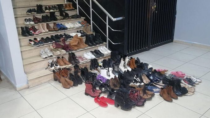 Esenyurt'ta 'çuvallı' hırsız yakalandı: Evinden 80 çift ayakkabı çıktı