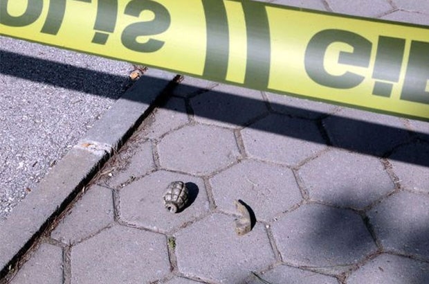 Eskişehir'de el bombası bulundu
