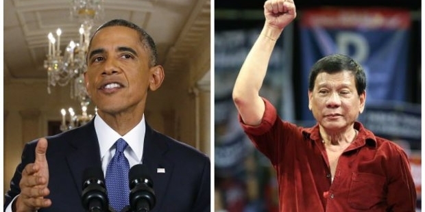Filipinler Devlet Başkanı Obama'ya o... çocuğu dedi!