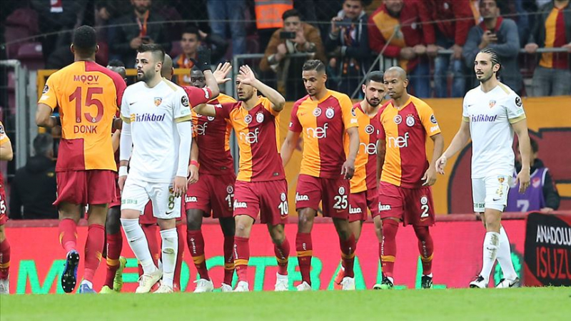 Galatasaray Kayseri'yi 3 golle geçti