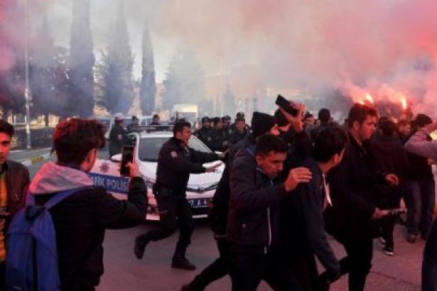 Gaziantep'te maç öncesi Fenerbahçeli taraftarlara müdahale