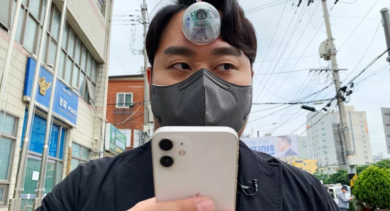 Güney Koreli tasarımcı, telefon bağımlıları için 'üçüncü göz' tasarladı