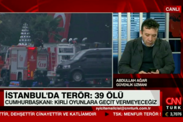 'Güvenlik uzmanı' Abdullah Ağar, CNNTürk'te Reina katliamını Kuran ayeti okuyarak yorumladı