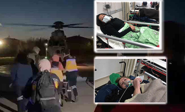 Hasan Dağı'nda mahsur kalan 2 dağcı, askeri helikopterle kurtarıldı 