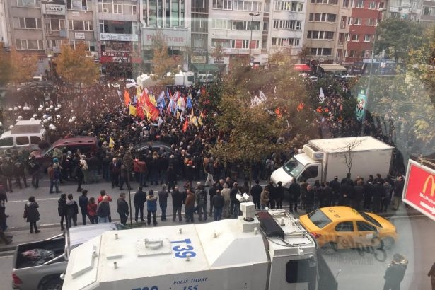 HDP protestolarına Şişli'de polis müdahalesi