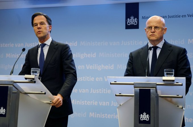Hollanda Başbakanı Rutte: Fail ya da failleri bulmaya odaklandık