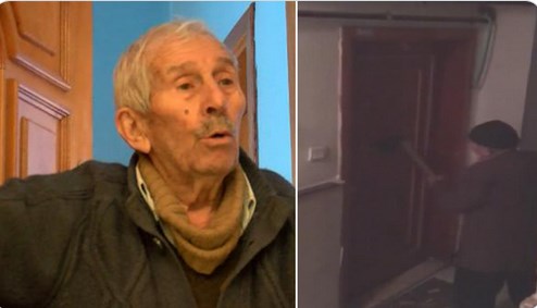 ev sahibi,kiracı,naim akgün,İçerisinde kiracısının olduğu eve baltayla saldıran 93 yaşındaki ev sahibi: Tekrar yapacağım