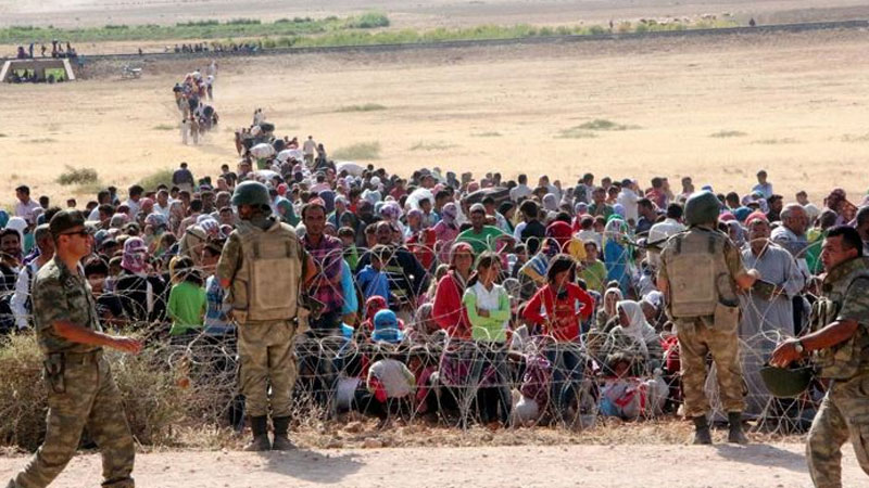 İdlib'deki çatışmalar nedeniyle binlerce kişi Türkiye sınırına doğru kaçtı