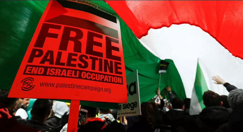 İngiltere'de İsrail protesto edildi