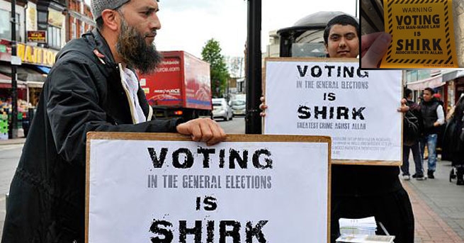 İngiltere'de ''Müslüman kal, oy kullanma'' ilanları tepki gördü!