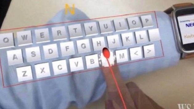 Japonlar insan kolundan klavye yaptı!