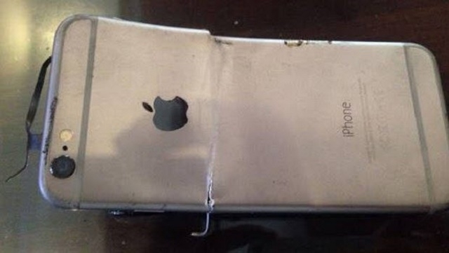 iPhone 6 patlayarak yandı!