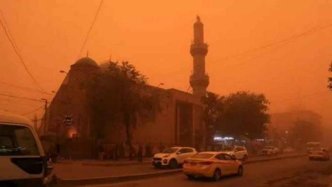 Irak'ta kum fırtınasının ardından 400 kişi hastaneye kaldırıldı