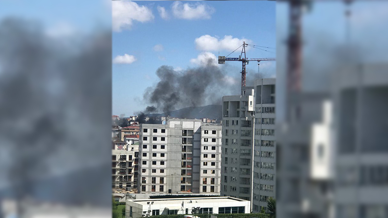 İstanbul'da 6 katlı bir binada doğalgaz patlaması