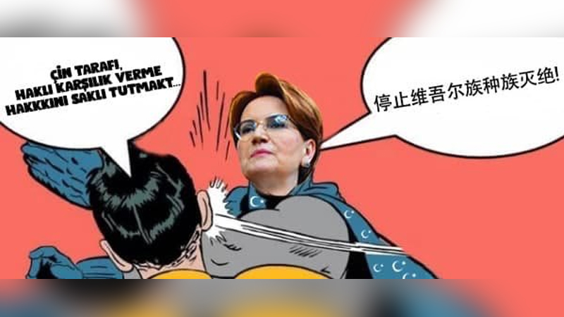 İyi Parti'den Çin Büyükelçiliği'ne: Boş konuşmayı bırakın, siz önce Uygurlara yaptığınız soykırımı durdurun