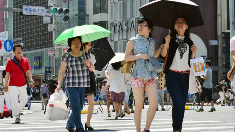 Japonya'da 53 kişi güneş çarpması sonucu hayatını kaybetti