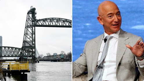 Jeff Bezos'un süper yatının geçmesi için tarihi köprü sökülecek