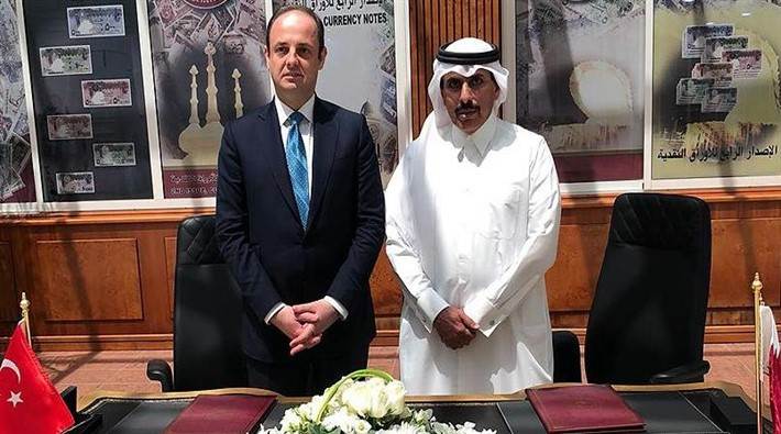 Katar'la para takası anlaşması ilan edildi