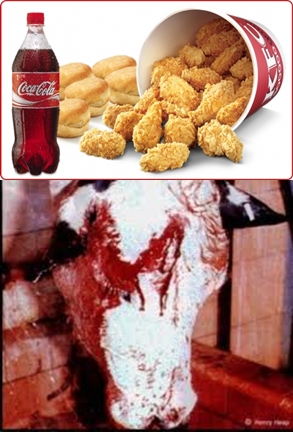 Ceset satan KFC'de kolonyalı mendil krizi!