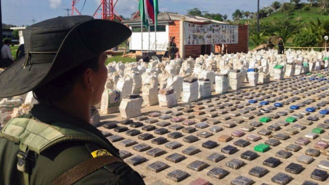 Kolombiya'da 8 ton kokain ele geçirildi!
