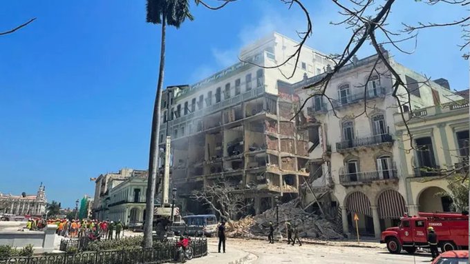 Küba'da hotelde meydana gelen patlamada ölü sayısı 22'ye ulaştı, 74 yaralı