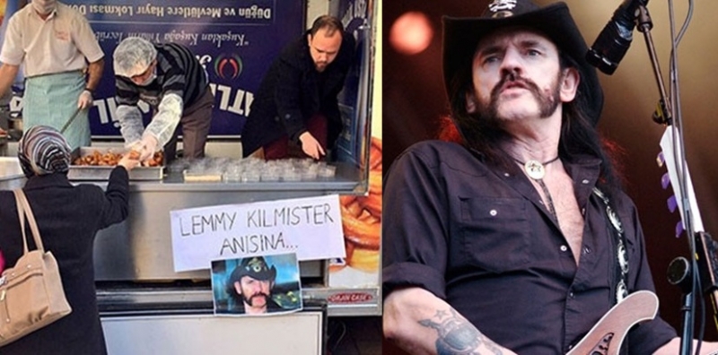 Lemmy Kilmister anısına lokma döktürdüler!