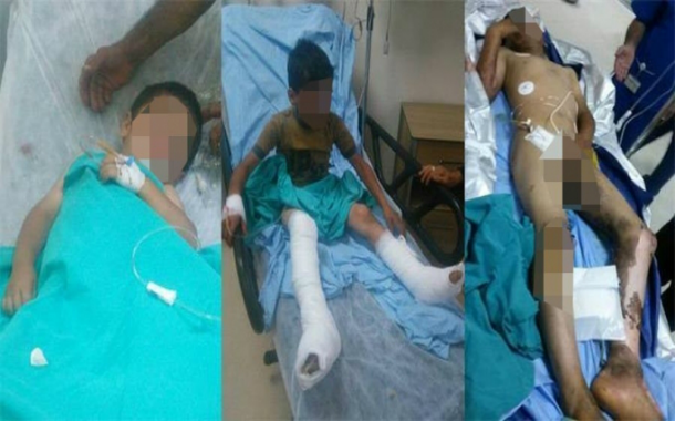 Lice'de askerlerin bıraktığı cisim alev aldı: 3 çocuk yaralandı!