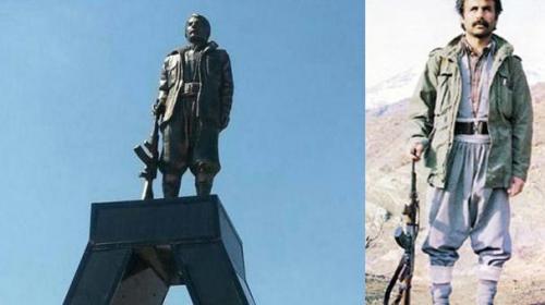 PKK'lı Mahsum Korkmaz'ın heykeli dikildi!