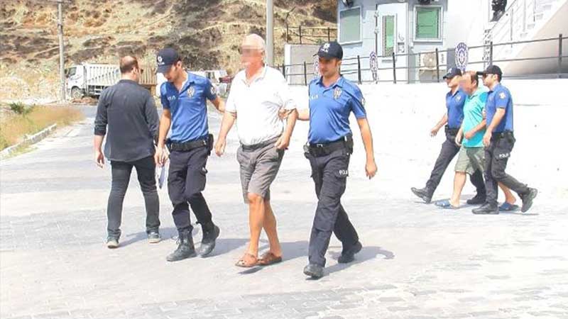 Marmara Adası'ndaki orman yangınıyla ilgili gözaltına alınan baba-oğul adliyede