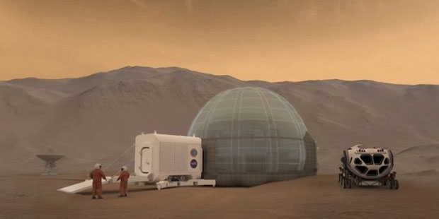 Mars'ta buz evi kuruluyor
