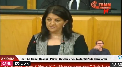 Meclis TV, Erdoğan’ın konuşmasını kesip HDP’nin grup toplantısını yayınladı