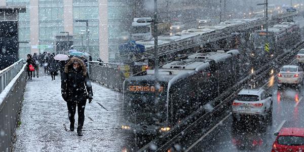 Meteoroloji’den İstanbul ve Ankara’ya kar uyarısı