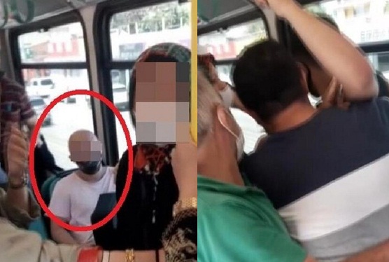 Metroda kadınların gizlice fotoğrafını çeken kişiyi diğer yolcular darp etti