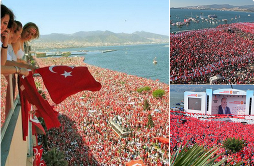 Muharrem İnce'nin İzmir mitinginde yapılan anons: 2,5 milyon kişi katıldı!