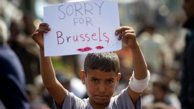 Mülteci çocuk: Brüksel için üzgünüm!