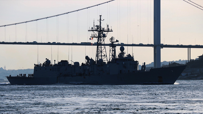 NATO'nun 3 savaş gemisi Karadeniz'e açıldı
