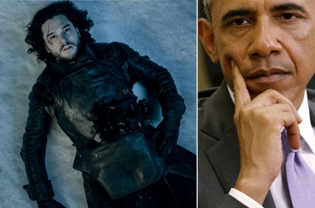 Obama Jon Snow'un akıbetini öğrendi!