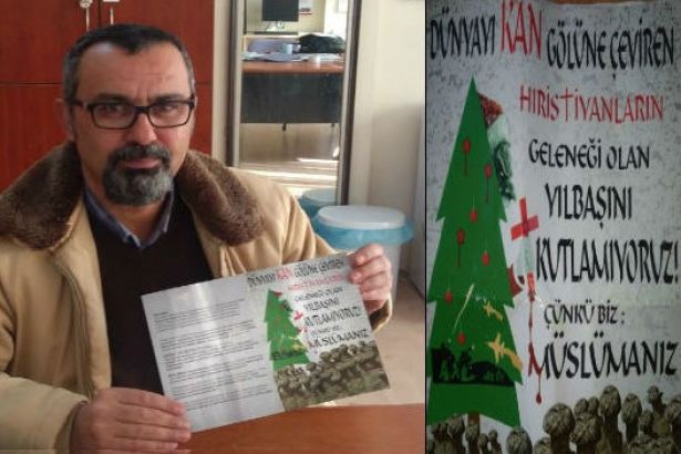 Öğretmen odalarına 'Müslüman Noel kutlamaz' başlıklı broşürler bırakıldı