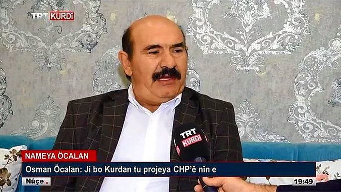 'Osman Öcalan TRT’ye çıkmadı, TRT Kurdi’ye çıktı, alt yazı bile verilmedi'