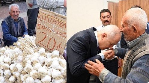 Osmaniye Belediye Başkanı, tartısına el konulan seyyar satıcıdan özür diledi
