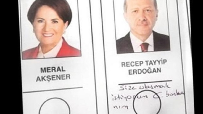 Oy pusulasında Erdoğan'a mesaj yazan kadın konuştu
