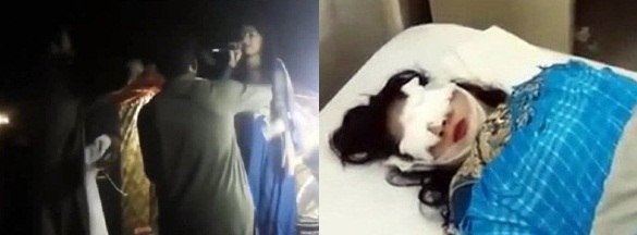 Pakistan'da hamile şarkıcıyı sahnede öldürdüler