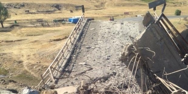 PKK köprüyü havaya uçurdu iddiası!