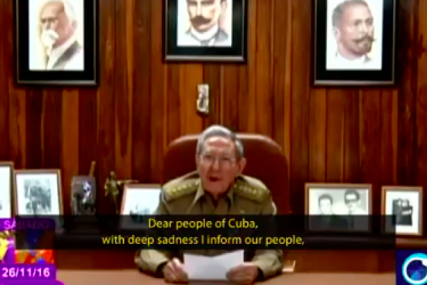 Raul Castro, Fidel Castro'nun ölüm haberini böyle duyurdu