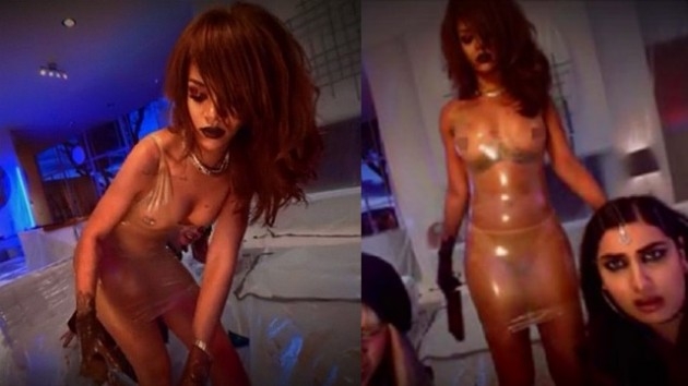 Rihanna'dan çırılçıplak klip!