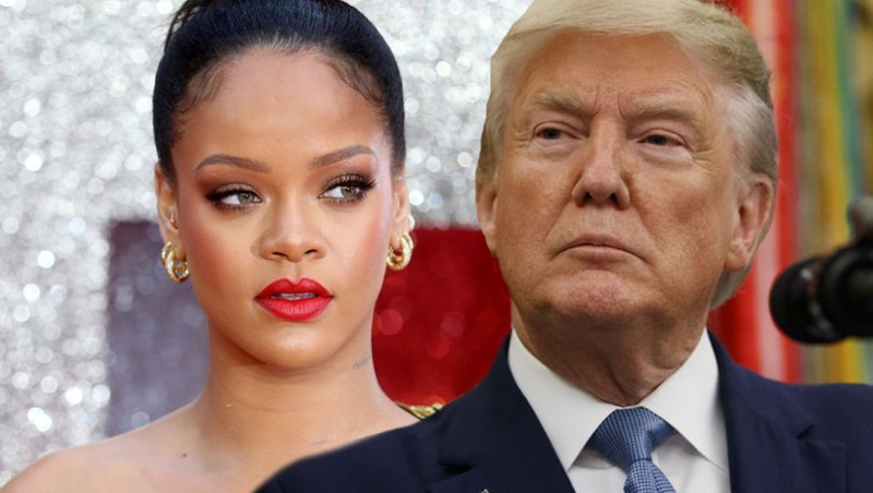 Rihanna: Trump, ABD'nin en akıl hastası insanı