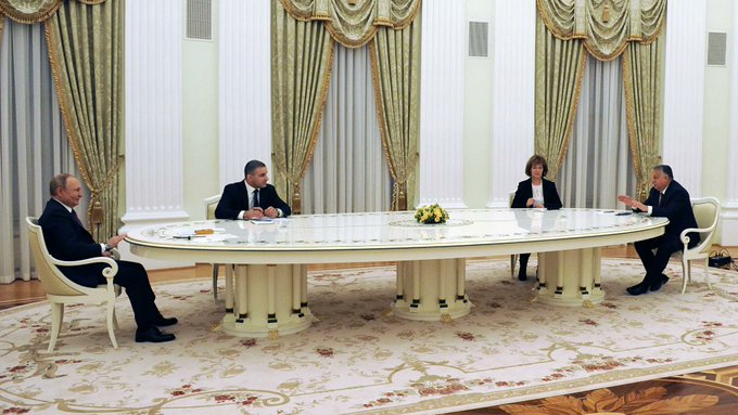 Rusya lideri Putin ve Macaristan Başbakanı Orban, Kremlin'de bir araya geldi 