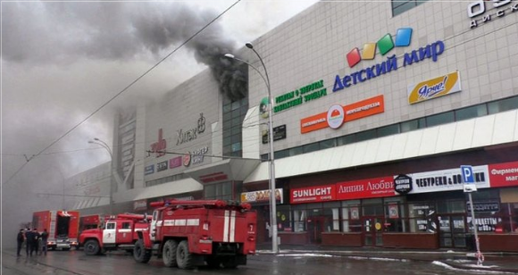 Rusya'da AVM yangını: Ölü sayısı 64'e yükseldi